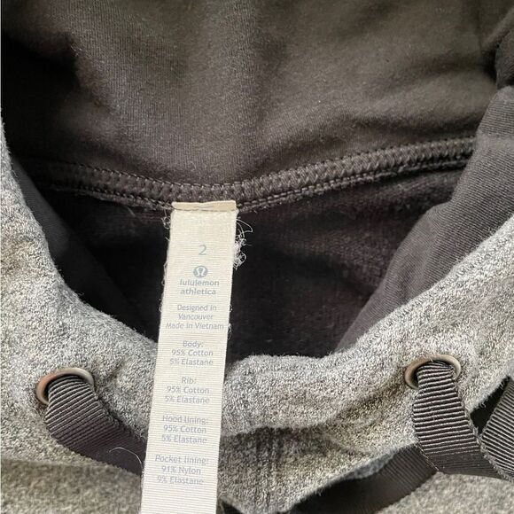 LULULEMON Warm for Winter Hoodie Gray Size 2 - Picture 7 of 9